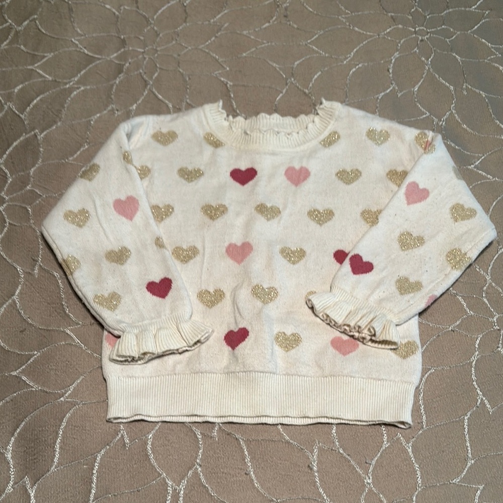 Baby GAP - Heart Patterned Sweater